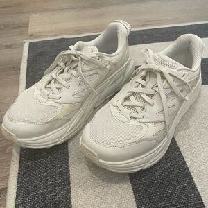 Hoka Unisex Clifton Tofu White Color